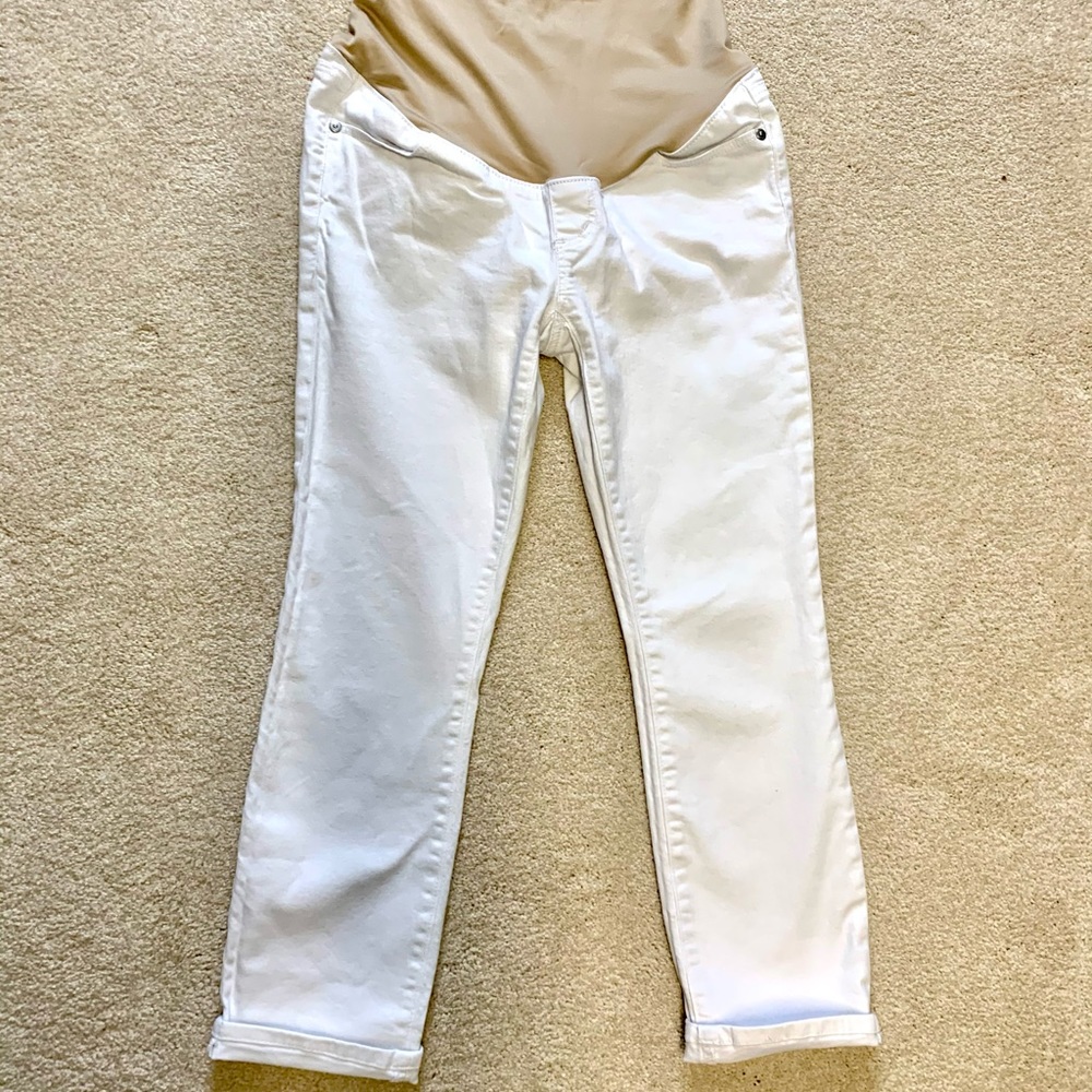 White Loft Maternity Jeans